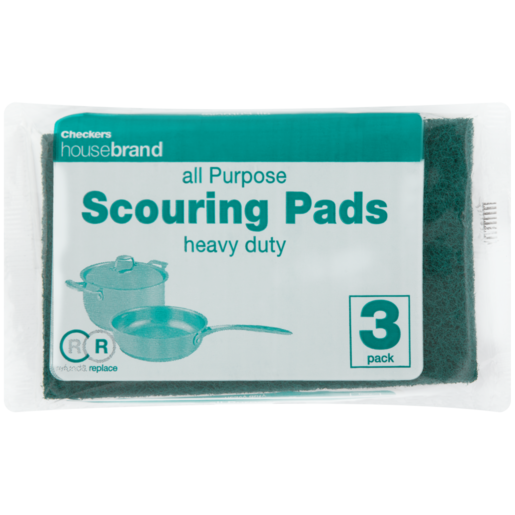 Checkers Housebrand Scouring Pads 3 Pack