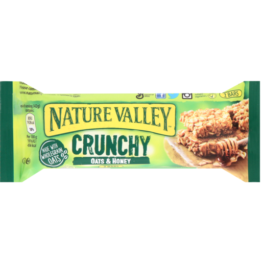 Nature Valley Crunchy Oats & Honey Flavoured Cereal Bar 42g