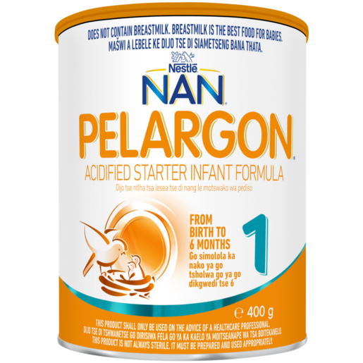 Nestlé NAN Pelargon Stage 1 Acidified Starter Infant Formula 400g 