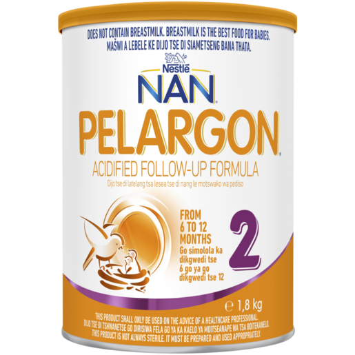 Nestlé NAN Pelargon Stage 2 Acidified Follow-Up Formula 1.8kg