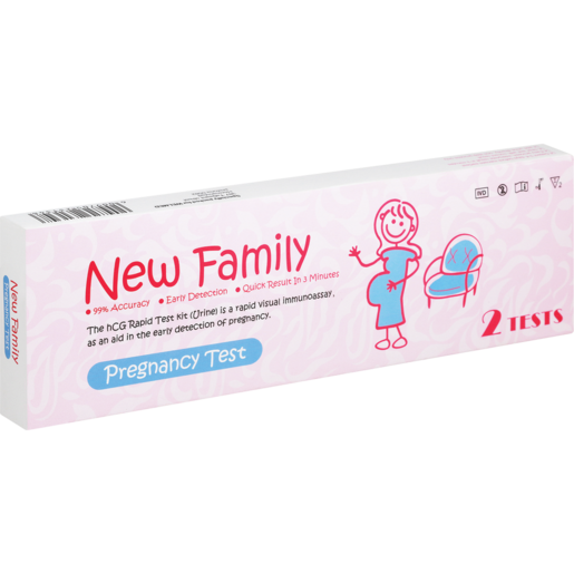 New Family Pregnancy Test 2 Pack