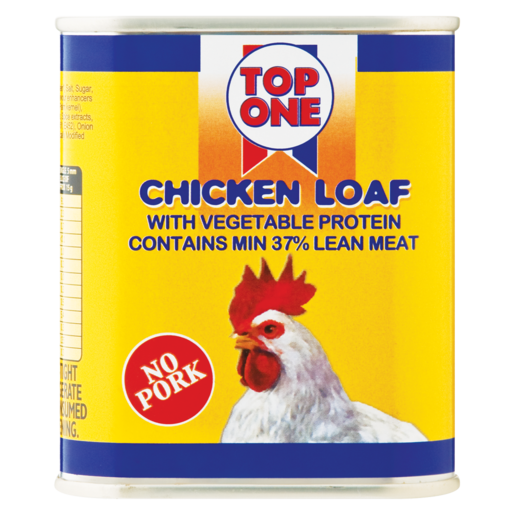 Top One No Pork Chicken Loaf Corned Meat 300g