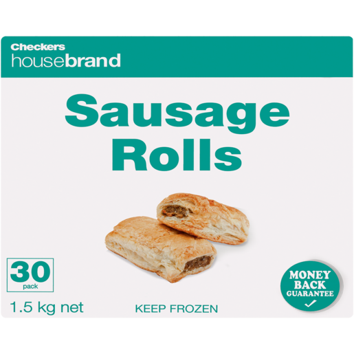 Checkers Housebrand Frozen Sausage Rolls 30 Pack