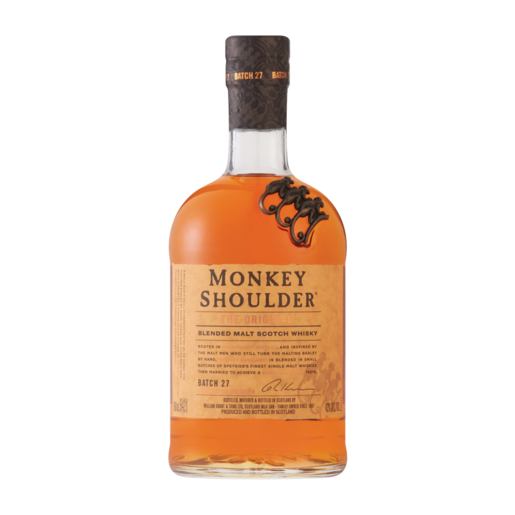 Monkey Shoulder Blended Malt Scotch Whisky Bottle 750ml