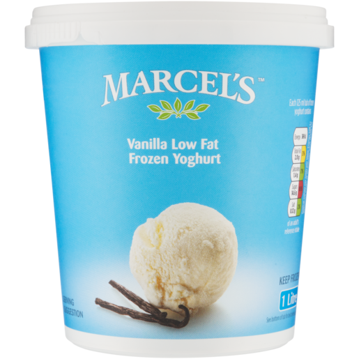 Marcel's Vanilla Flavoured Low Fat Frozen Yoghurt 1L