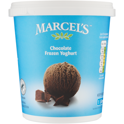 Marcel's Chocolate Flavoured Low Fat Frozen Yoghurt 1L