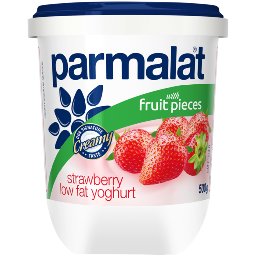 Parmalat Low Fat Strawberry Fruit Yoghurt 500g