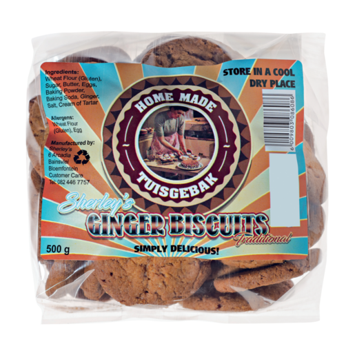 Sherley's Ginger Biscuits 500g