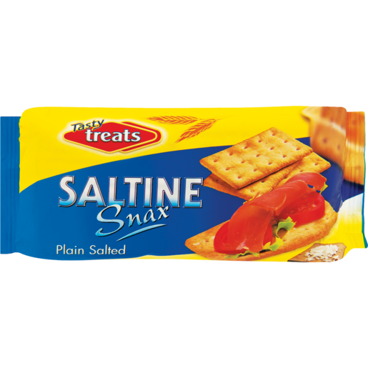 Tasty Treats Saltine Snax Plain Salted Cracker 100g