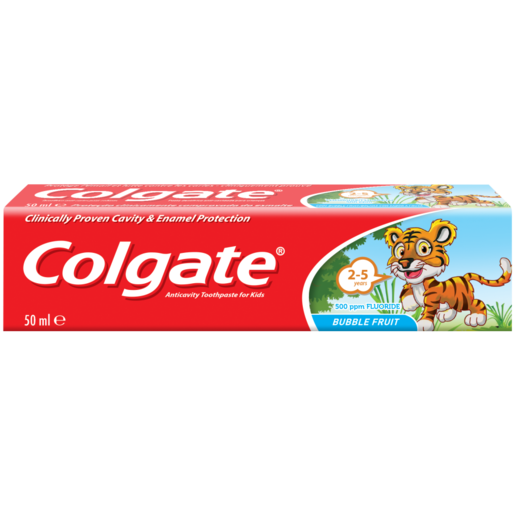 Colgate 2-5 Years Bubble Fruit Kids Toothpaste 50ml