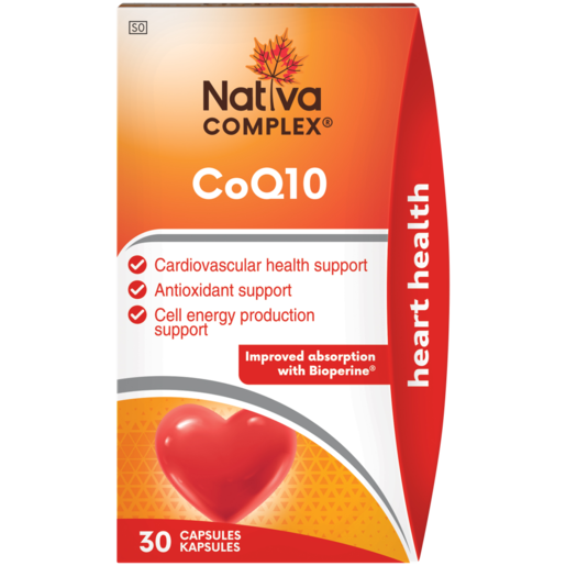 Nativa CoQ10 Complex Capsules 30 Pack