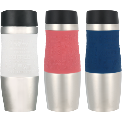 Cuppa Double Wall Stainless Steel Travel Mug 380ml (Colour May Vary)