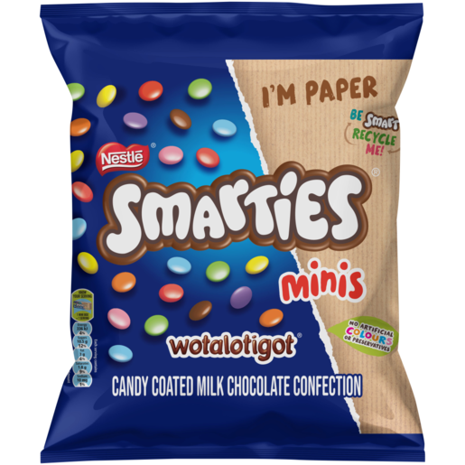 Smarties Mini's Candy Coated Chocolate 135g