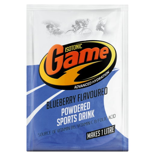 Game Isotonic Blueberry Powdered Sports Drink Sachet 80G