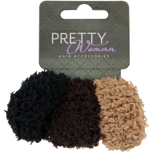 Pretty Woman Thick Ponytail Holder Set 3 Pieces