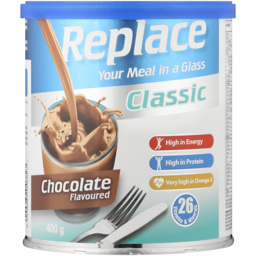 Replace Classic Meal Replacement Chocolate Flavoured 400g