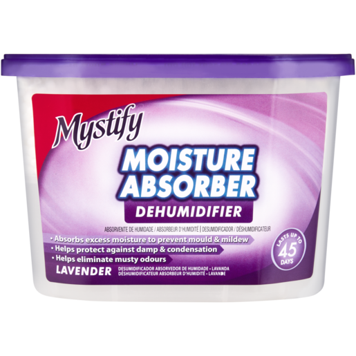 Mystify Moisture Absorber Lavender Scented Dehumidifier Tub 230g