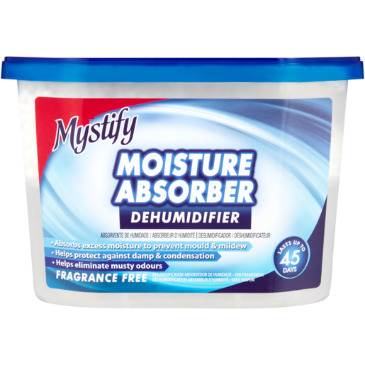 Mystify Moisture Absorber Fragrance Free Dehumidifier Tub 230g