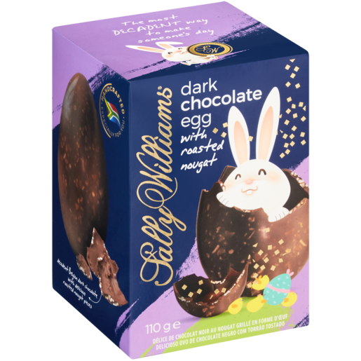 Sally Williams Easter Egg Decadent Dark Chocolate Egg 110g