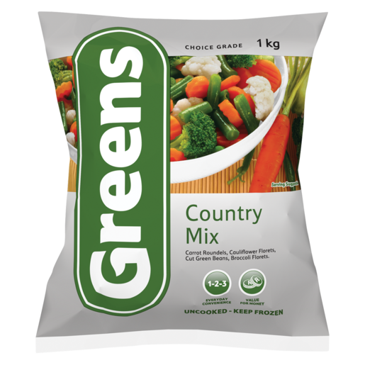 Greens Frozen Vegetables Country Mix 1kg