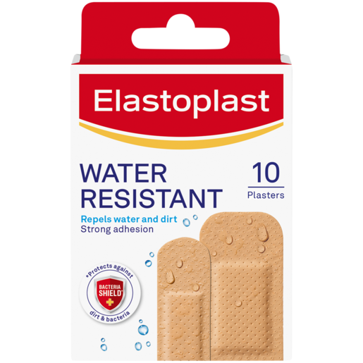 Elastoplast Assorted Water Resistant Plasters 10 Pack