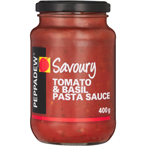 Peppadew Tomato & Basil Flavoured Pasta Sauce 400g