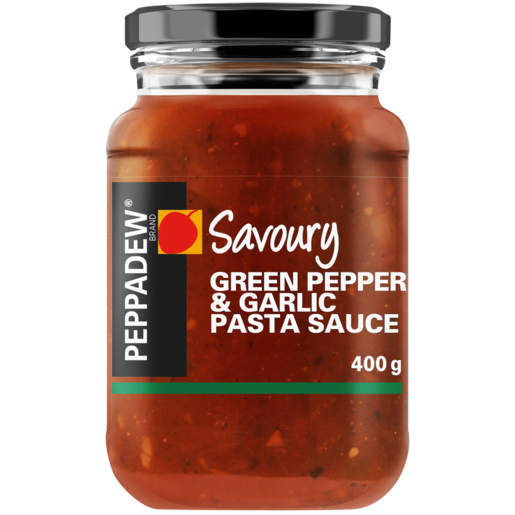 Peppadew Green Pepper & Garlic Pasta Sauce 400g