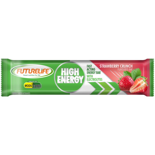 Futurelife High Energy Strawberry Crunch Flavoured Energy Bar 40g