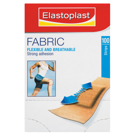 Elastoplast Fabric Plaster Strips 100 Pack