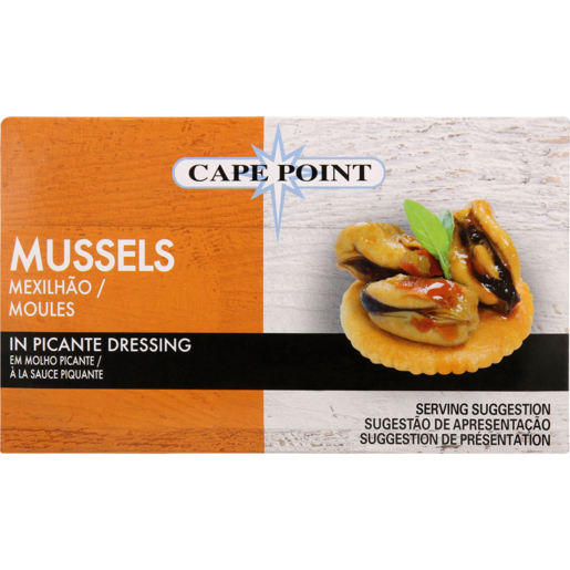Cape Point Mussels In Picante Dressing 85g