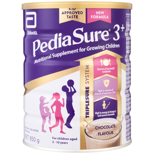 PediaSure 3+ Chocolate Flavour Nutritional Supplement for Growing Children 850g