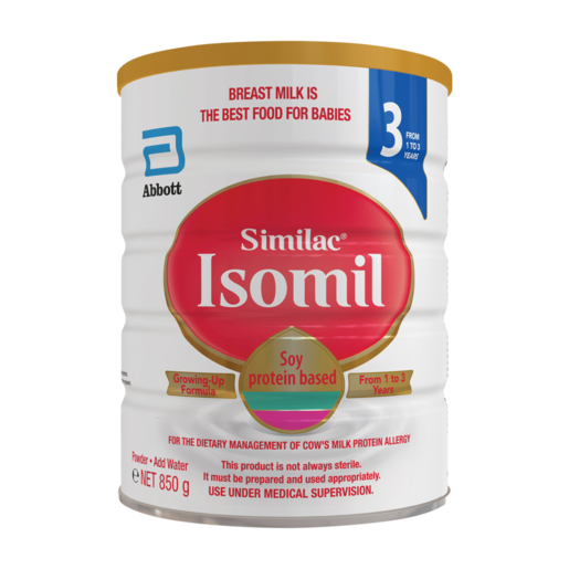 Similac Isomil 3 Soy Protein Based Infant Formula 1-3 Years 850g