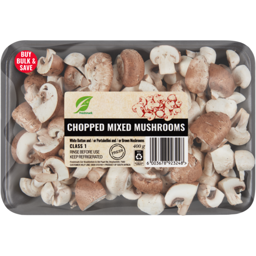 Chopped Mixed Mushrooms Pack 400g