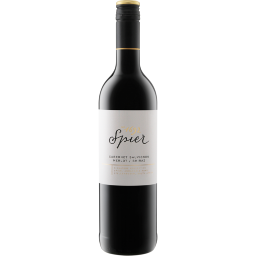 Spier Signature Cabernet Sauvignon/Merlot/Shiraz Red Wine Bottle 750ml
