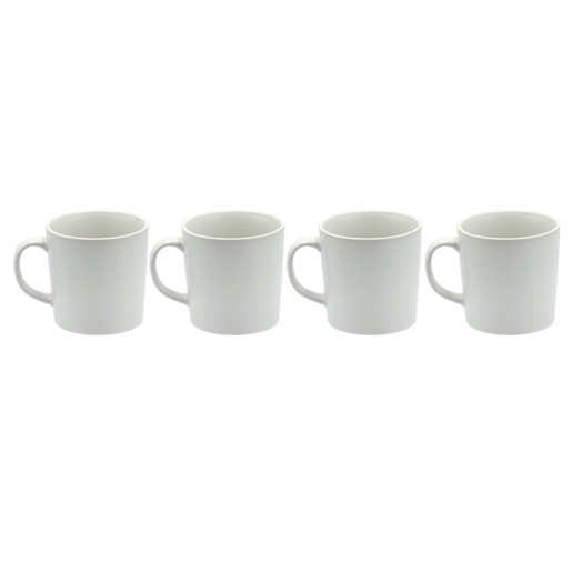 Latte Coffee Mugs Set 4 Pack (Colour May Vary)