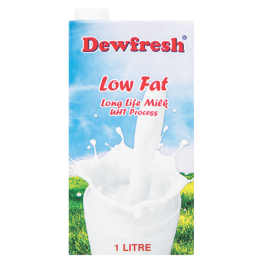 Dewfresh Low Fat Long Life Milk 1L