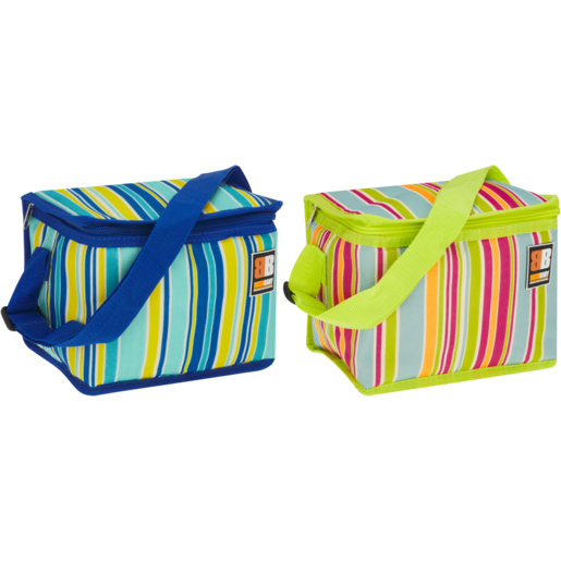 Bush Baby Striped Cooler Lunch Bag (Colour May Vary)