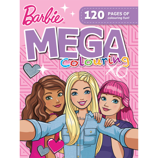 Barbie Mega Colouring Book 120 Pages