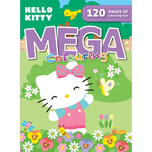 Hello Kitty Mega Colouring Book 120 Pages