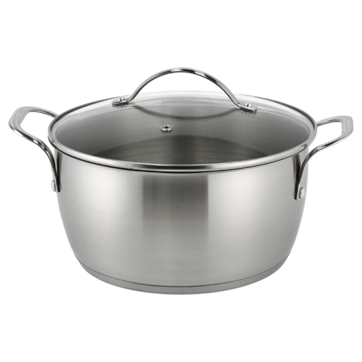 Stainless Steel Casserole with Lid 24cm