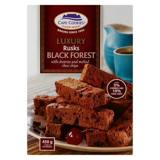 Cape Cookies Black Forest Flavoured Rusk 450g
