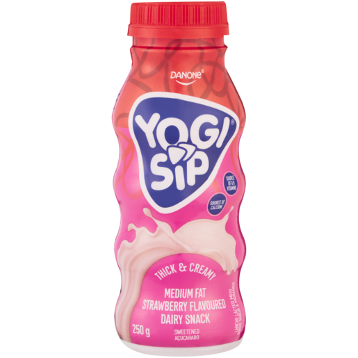 Danone Yogi Sip Strawberry Dairy Snack 250g