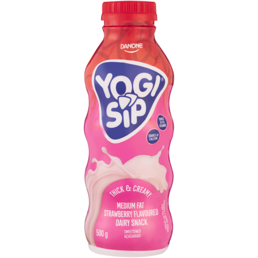 Danone Yogi Sip Strawberry Dairy Snack 500g