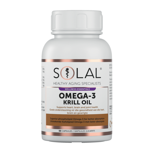 Solal Wellness Essentials Omega-3 Krill Oil Tablets 60 Pack