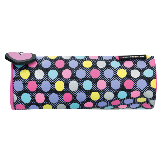 Dots & Stripes Round Pencil Bag (Assorted Item - Supplied At Random)