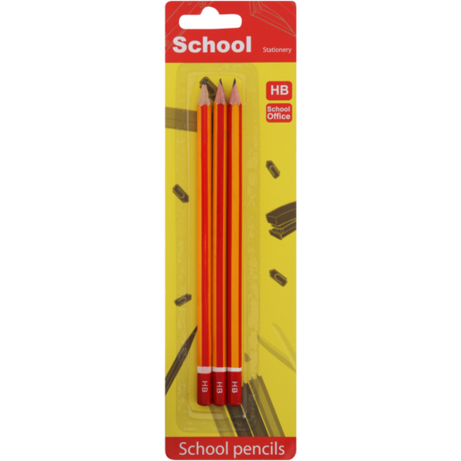 HB Pencils Set 3 Pieces
