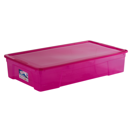 M-Home Purple Storage Space Box 34L