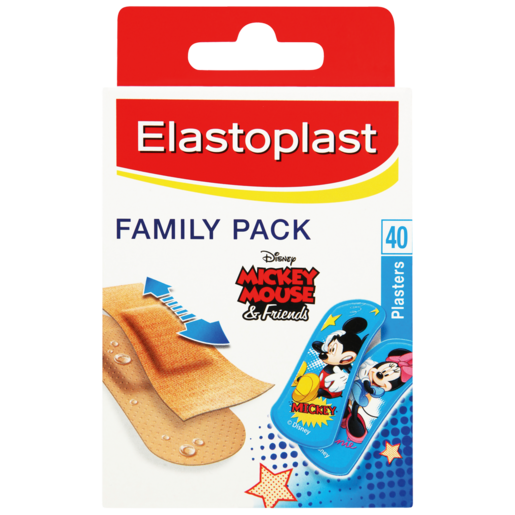 Elastoplast Plasters Family Pack 40 Pack