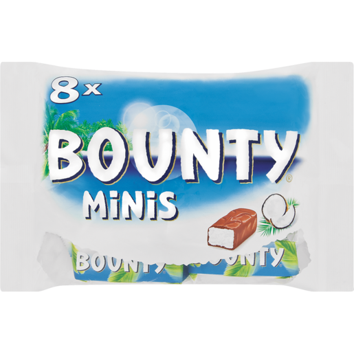 Bounty Coconut Minis Chocolate Bars Pack 227g