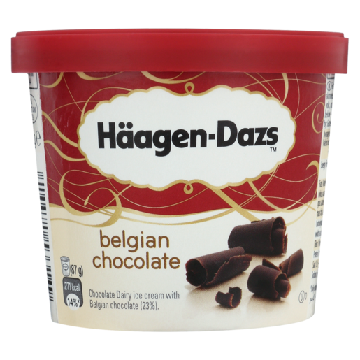 Häagen-Dazs Belgian Chocolate Ice Cream Tub 100ml